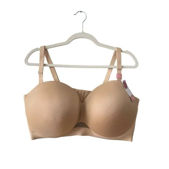 NEW Lane Bryant Cacique Lightly Lined Multi Way Strapless Bra Plus Size 44DDD - Picture 3 of 13